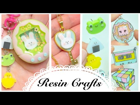 Super Adorable Resin Charms!- November Elves Box- DIY