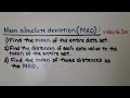 Mean Absolute Deviation in Tomato Weights
