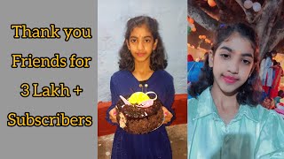 Thank you friends for 3 lakh subscribers, I am live for Q & A