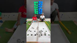 Pop Balloon By Roll Steel ball Challenge #shorts
