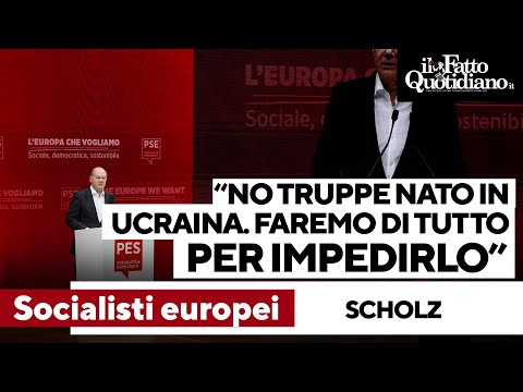 Scholz: “No truppe Nato in Ucraina, faremo di tutto per impedire questa evoluzione”