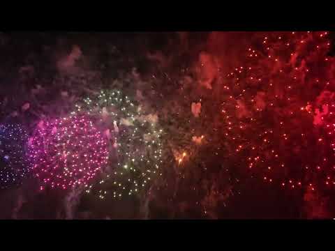 UHD _ Australia Day 2025 - 26th January 2025 Fireworks show Perth Captured by Samsung S23 Ultra