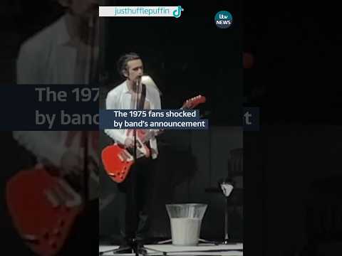 The 1975 are taking a break after touring #itvnews #the1975 #mattyhealy