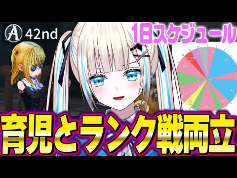 【第五人格】のんが育児しながら技師Aまで来てたので毎日のスケジュール聞いてみた【唯のん】【identityV】