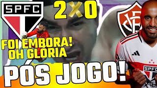PÓS JOGO: SÃO PAULO 2X0 VITÓRIA l JANDREI FOI EMBORA, OH GLÓRIA! ANÁLISE DA IMPORTANTE VITÓRIA l E+