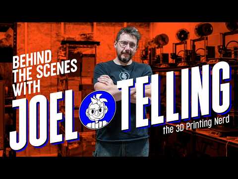 Behind the scenes with Joel Telling – the 3D Printing Nerd