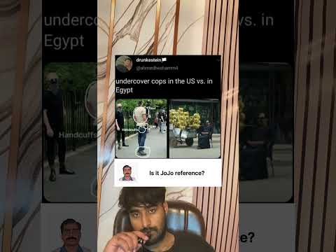 Is it JoJo reference?