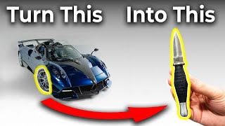 This Knife Was Forged From A Supercar