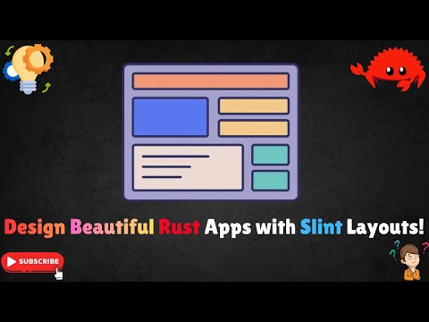 Building Rust Applications with Slint | Mastering Vertical, Horizontal & Grid Layouts