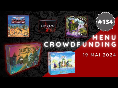 Menu Crowdfunding - 19/05/2024 : Feudum, Rove, Everbloom, Berserkers, Dark Omen, etc.