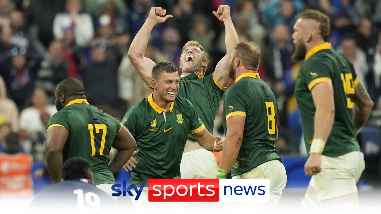 South Africa to face England in Rugby World Cup semi-finals after beating France