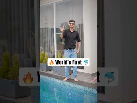 😍Samsung Galaxy Z Fold 7 Underwater Unboxing💦 #tech #shorts #samsung #unboxing