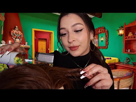 ASMR Latina mom checks your hair for lice 🩴 (youre infested)