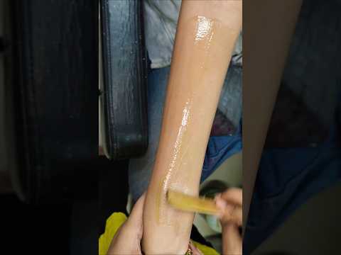 Alovera Hand Waxing 😊🙏❤️ #youtubeshorts #shorts #waxing #handwaxing #alovera