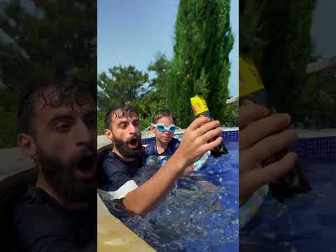 خذ بطاطا وشوكلاه من قلب مسبح 🤓👍😱