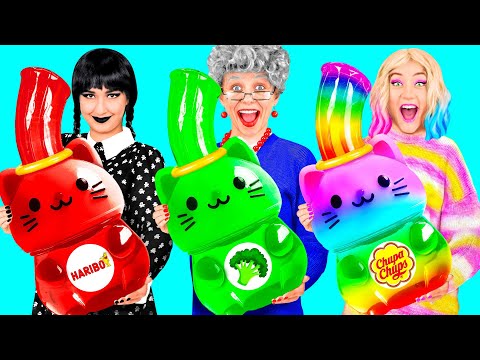 Reto De Cocina Wednesday vs Abuela | Batalla de Cocina con Comida 4Teen Challenge