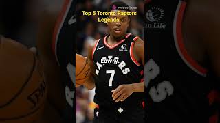 Top 5 Toronto Raptors Legends! #trending #nba #basketball #basketballball #nbateam #raptorsparade
