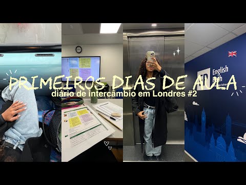 Primeiros dias de aula do intercâmbio 🇬🇧📚| diário de intercâmbio #2