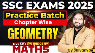 SSC |CGL | CHSL | CPO | MTS | GEOMETRY | Practice Batch Classes | by Shivam Sir #ssccgl
