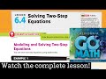 Solving Two-Step Equations Made Easy