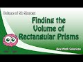 Finding Volume of Rectangular Prisms
