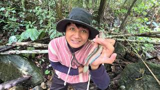 Going fishing to make fish Larb