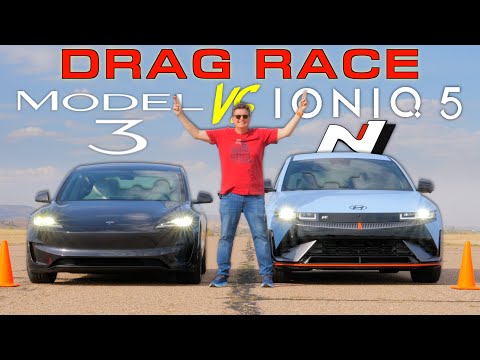 Electric Showdown: Tesla Model 3 vs. BMW I4 Drag Race Comparison