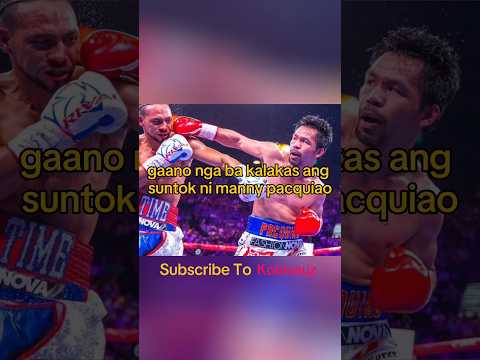Gaano nga ba kalakas ang suntok ni mannyPacquiao #mannyPacquiao #suntok#philippine#Justice#rich