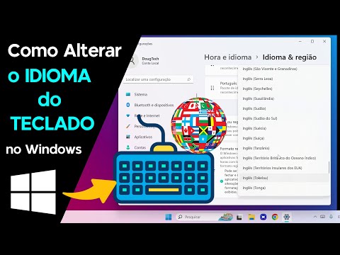 Como Alterar o IDIOMA do TECLADO no Windows