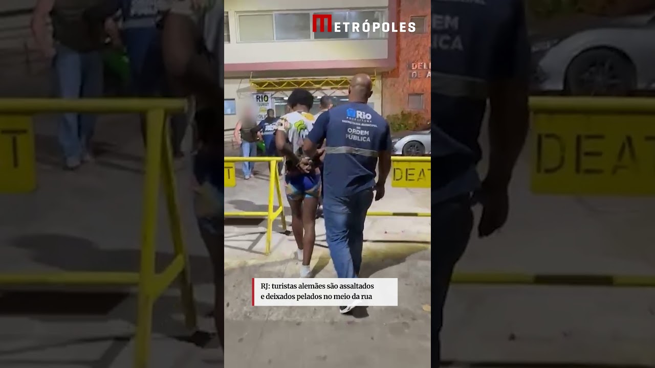 RJ turistas alemães são assaltados e deixados pelados no meio da rua