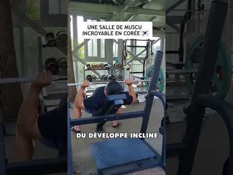 un salle de muscu incroyable en Corée ????????