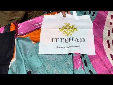 Original Ittehad Unstitch Premium Lawn 3pc 50% Sale / Dhabi Voil Dupata