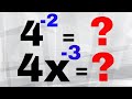 Exploring Zero and Negative Exponent Rules