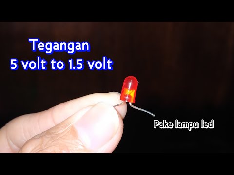 Cara menurunkan tegangan 5V to 1.5V