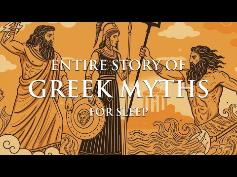 Fall Asleep to The ENTIRE Story of Greek Mythology | Cozy Olympus Bedtime Tales & Ambience