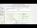 Population Dynamics and Linear Functions