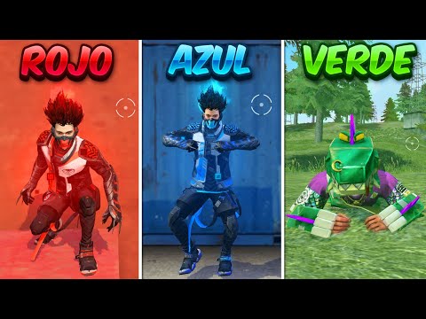 JUGAMOS a las ESCONDIDAS con CAMUFLAJE de UN SOLO COLOR en FREE FIRE | AlexGo