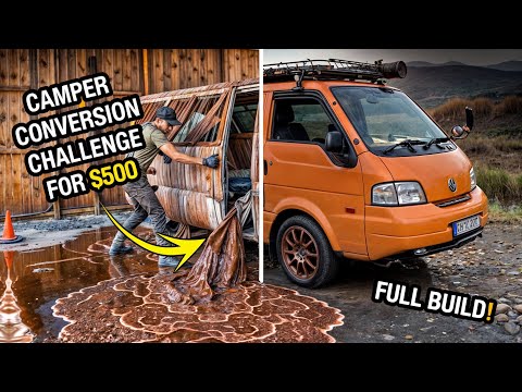 FULL DIY BUILD! $1500 Japan Import! $500 BUDGET Challenge for The ULTIMATE Camper Conversion!