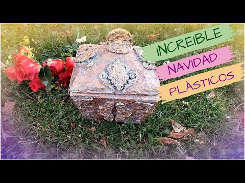 Fabulosos ADORNOS NAVIDEÑOS reciclando PLÁSTICO que tienes en CASA