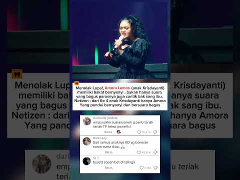 Amora Lemos (Anaknya Krisdayanti) Miliki suara bagus dan bakat bernyanyi #amoralemos #krisdayanti