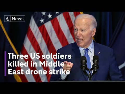 Three US troops killed in reported drone strike on US base - Biden blames ‘Iran-backed’ militants