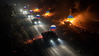 T-90M Leads Surprise Night Assault — Ukrainian Units Routed!