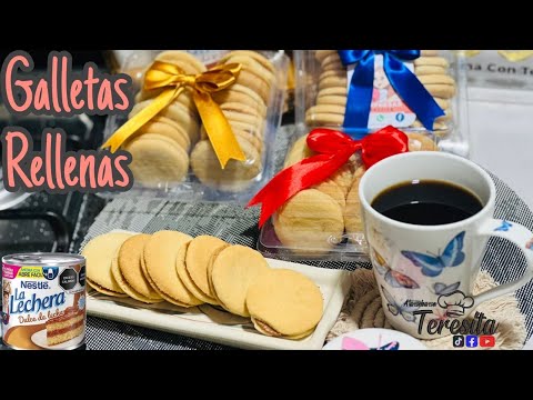 Galletas Rellenas de Dulce de Leche (pinturitas) estilo Sinaloa  #recetas