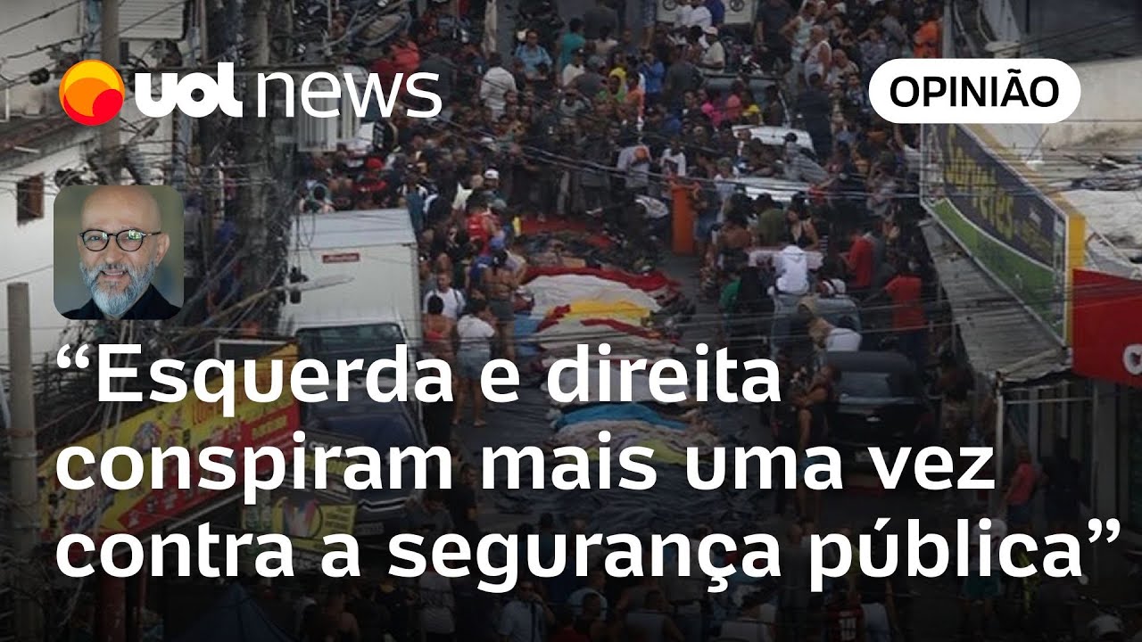 Operação no Rio de Janeiro vira nova disputa insana entre direita e esquerda | Josias de Souza  TV Online Operação no Rio de Janeiro vira nova disputa insana entre direita e esquerda | Josias de Souza