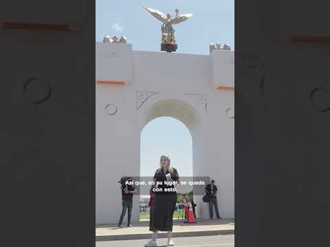 Así es la réplica del arco gigante que quiere construir Trump
