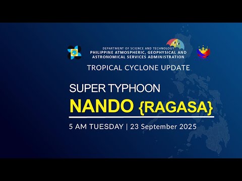 Press Briefing:  Super Typhoon "NANDO" {RAGASA} at 5 AM | September 23, 2025 - Tuesday