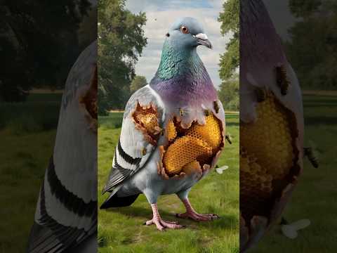 गाय और कबूतर 🏠    #shortvideo