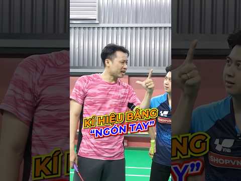Ký Hiệu Ngón Tay Dành Cho Dân Chuyên Đôi - Bạn Đã Thử Chưa ???  #badminton #vnb #caulong #shorts
