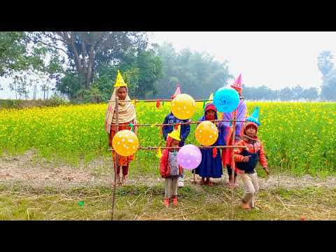 Outdoor fun with Flower Balloon and learn colors for kids by I kids episode nomber- 11 mustard field