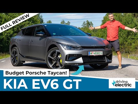New 2022 Kia EV6 GT electric performance SUV review - DrivingElectric